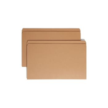 Smead Kraft File Folders, Straight Cut, Reinforced Top Tab, Legal, Kraft, 100/Box