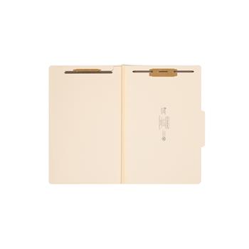 Smead Manila Classification Folders with 2/5 Right Tab, Legal, Four-Section, 10/Box
