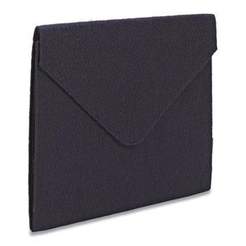 Smead Soft Touch Cloth Expanding Files, 2&quot; Expansion, 1 Section, Letter Size, Navy Blue
