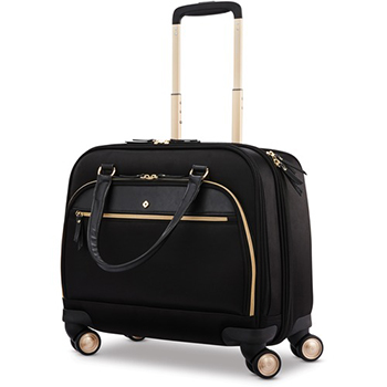 Samsonite Travel Luggage Case Roller, 15 1/2&quot; x 7&quot; x 16 1/2&quot;, Black