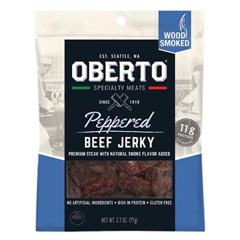 Oberto Peppered Natural Style Beef Jerky, 2.7 oz