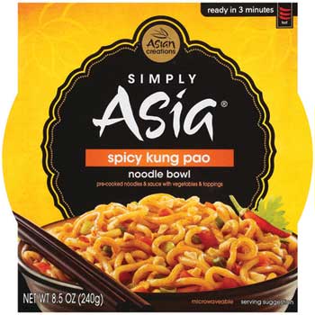 Simply Asia Spicy Kung Pao Noodle Bowl, 8.5 oz., 6/CS