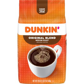 Dunkin&#39;&#174; Ground Coffee, Original Blend, 20 oz. Bag, 6/CS