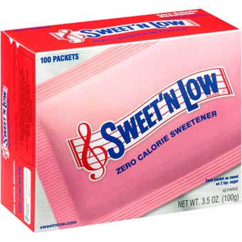 Sweet&#39;N Low&#174; No Calorie Sugar Substitute Packets, 100/BX