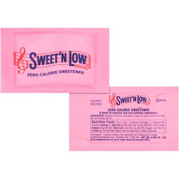 Sweet&#39;N Low No Calorie Sugar Substitute Packets, 400/BX