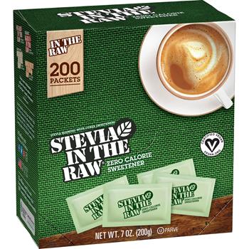 Stevia in the Raw&#174; Zero Calorie Single-Serve Sweetener Packets, 200/BX
