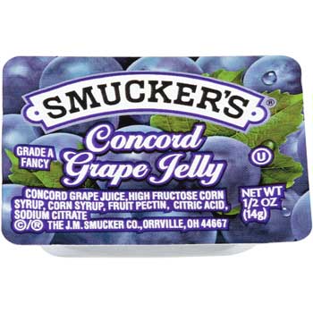 Smucker&#39;s Concord Grape Jelly, 0.5 oz., 200/CT
