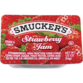 Smucker&#39;s Strawberry Jam, 0.5 oz., 200/CS