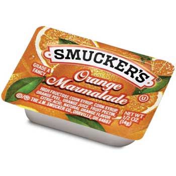 Smucker&#39;s Orange Marmalade, Single Serve, 0.5 oz., 200/CT