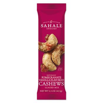 Sahale Snacks Glazed Mixes, Cashew Pom Vanilla, 1.5 oz, 18/CT