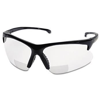 Smith &amp; Wesson V60 30-06 RX Safety Readers, Black Frame, Clear Lens, 2.5 Diopter