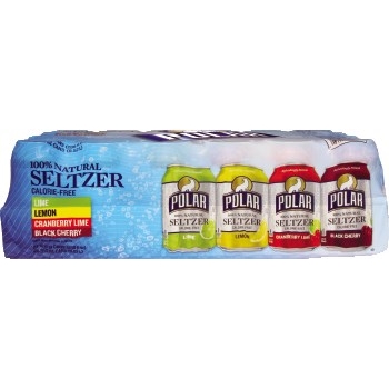 Polar&#174; Seltzer, Variety Pack, 12 oz., 24/CS