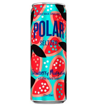 Polar&#174; Summer Seltzer, Strawberry Margarita, 12 oz, 6/PK