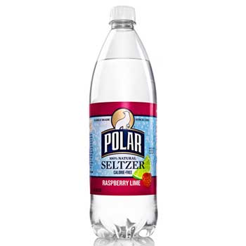 Polar Raspberry Lime Seltzer, 1 Liter Bottle, 12/CS