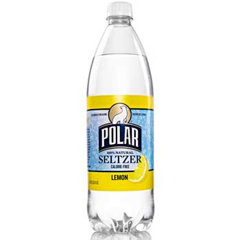 Polar Lemon Seltzer, 1 Liter Bottle, 12/CS