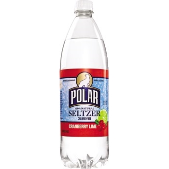 Polar Cranberry Lime Seltzer, 1 Liter Bottle, 12/CS