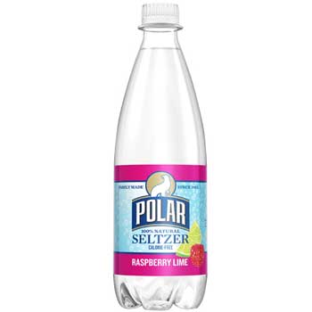 Polar Raspberry Lime Seltzer, 20 oz. Bottle, 24/CS