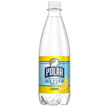 Polar Lemon Seltzer, 20 oz. Bottle, 24/CS