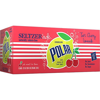 Polar Seltzerade™, Tart Cherry Limeade, 12 oz., 8/PK