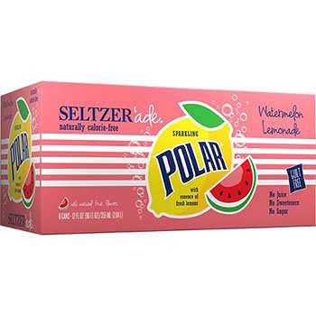 Polar Seltzerade™, Watermelon Lemonade, 12 oz., 8/PK