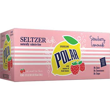 Polar Seltzerade™, Strawberry Lemonade, 12 oz., 8/PK
