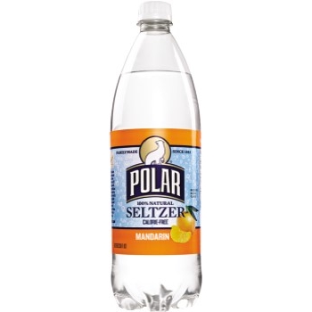 Polar Mandarin Seltzer, 1 L., 12/CS