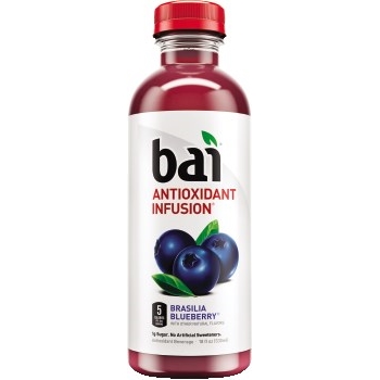 Bai Antioxidant Infused Drinks, Brasilia Blueberry, 18 oz., 12/CS