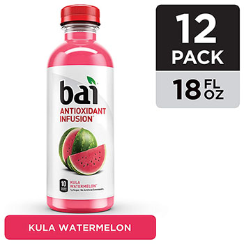 Bai Antioxidant Infused Drinks, Kula Watermelon, 18 oz., 12/PK