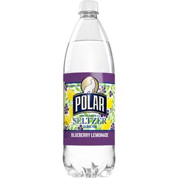 Polar Blueberry Lemonade Seltzer, 1 Liter Bottles, 12/CS