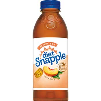 Snapple&#174; Diet Peach Tea, 20 oz. 24/CS