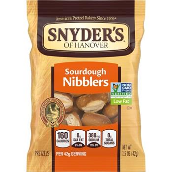 Snyder&#39;s&#174; of Hanover Nibblers Pretzels, 1.5 oz, 60/CS