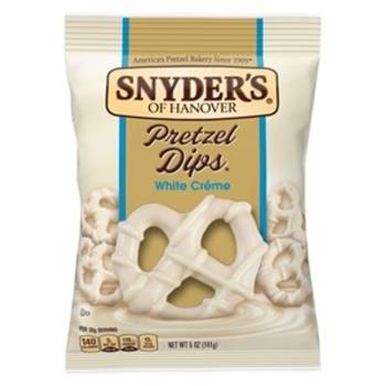Snyder&#39;s of Hanover White Chocolate Covered Pretzels, 5 oz, 8/Case