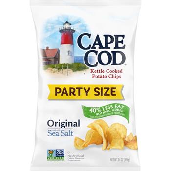 Cape Cod Reduced Fat Chips, 14 oz, 9/Case