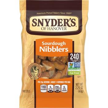 Snyder&#39;s&#174; of Hanover Nibblers Sourdough Pretzels, 2.25 oz, 48/CT