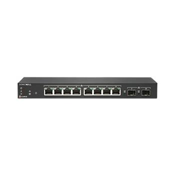 SonicWall Networking Switch, SWS12-8POE, 10 Ports, Graphite