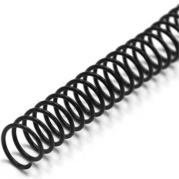Spiral Binding Company Inc. Black Binding Coils, 25mm (1&quot;), 100/BX