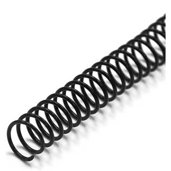 Spiral Binding Company Inc. Spiral Plastic Coil 5:1, 12&quot; x 5/16&quot;, Black, 100/BX