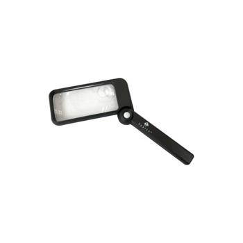 Sparco Rectangular Handheld Magnifier, 4 in L x 2 in W, Black