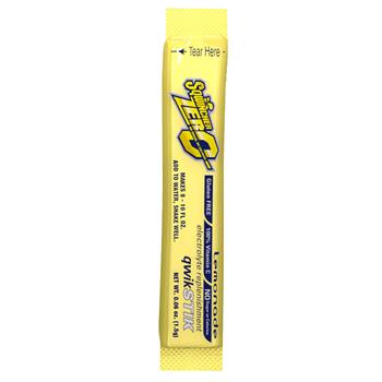 Sqwincher Zero Qwik Stik 20 oz Lemonade Powder Concentrate Electrolyte Hydration Mix 50/PK