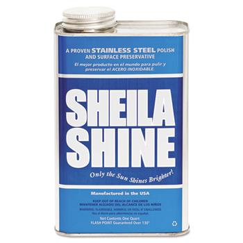 Sheila Shine Stainless Steel Cleaner &amp; Polish, 1gal Can, 4/Carton