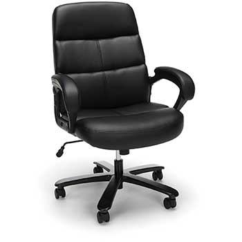 SuperSeats™ &quot;Big Shot&quot; XL Big &amp; Tall Executive Swivel Chair, Black