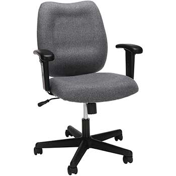 SuperSeats™ Mid Back Swivel Task Chair, Gray