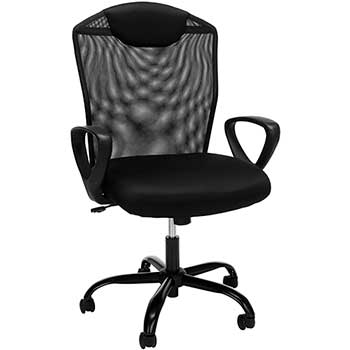 SuperSeats™ &quot;Moderator&quot; Executive Mesh Chair, Black