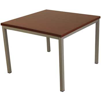 SuperSeats™ &quot;High Roller&quot; Lounge Collection Table, Corner, 24&quot; x 24&quot;, Chestnut