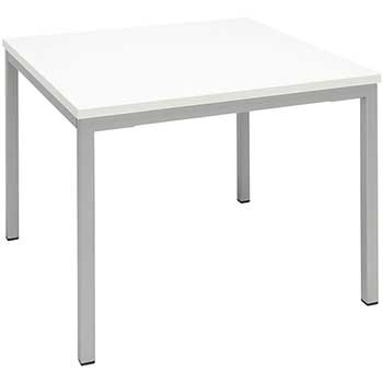 SuperSeats™ &quot;High Roller&quot; Lounge Collection Table, Corner, 24&quot; x 24&quot;, White