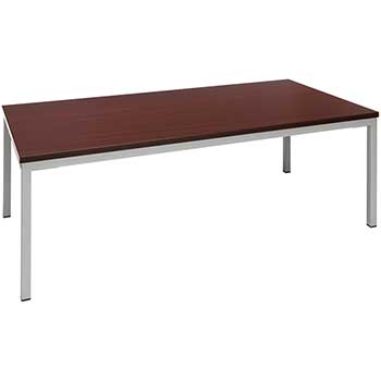 SuperSeats™ &quot;High Roller&quot; Lounge Collection Table, Coffee, 48&quot; x 24&quot;, Chestnut
