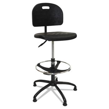 ShopSol Workbench Chair, Polyurethane, Black