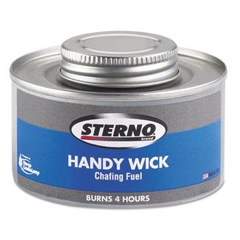 Sterno Handy Wick Chafing Fuel, Can, Methanol, Four-Hour Burn, 24/CT