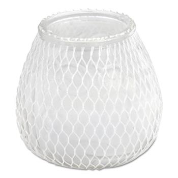 Sterno Euro-Venetian Filled Glass Candles, 60 Hour Burn, Frost White, 12/CT