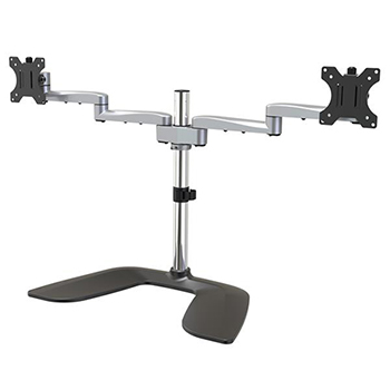 Startech.com Dual Monitor Stand For VESA Mount Monitors up to 32&quot;, Height Adjustable, 21.7&quot; Height x 4.6&quot; Width